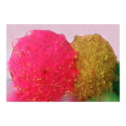 波浪纱花伞(细杆）