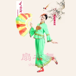 太原立领中国结秧歌服